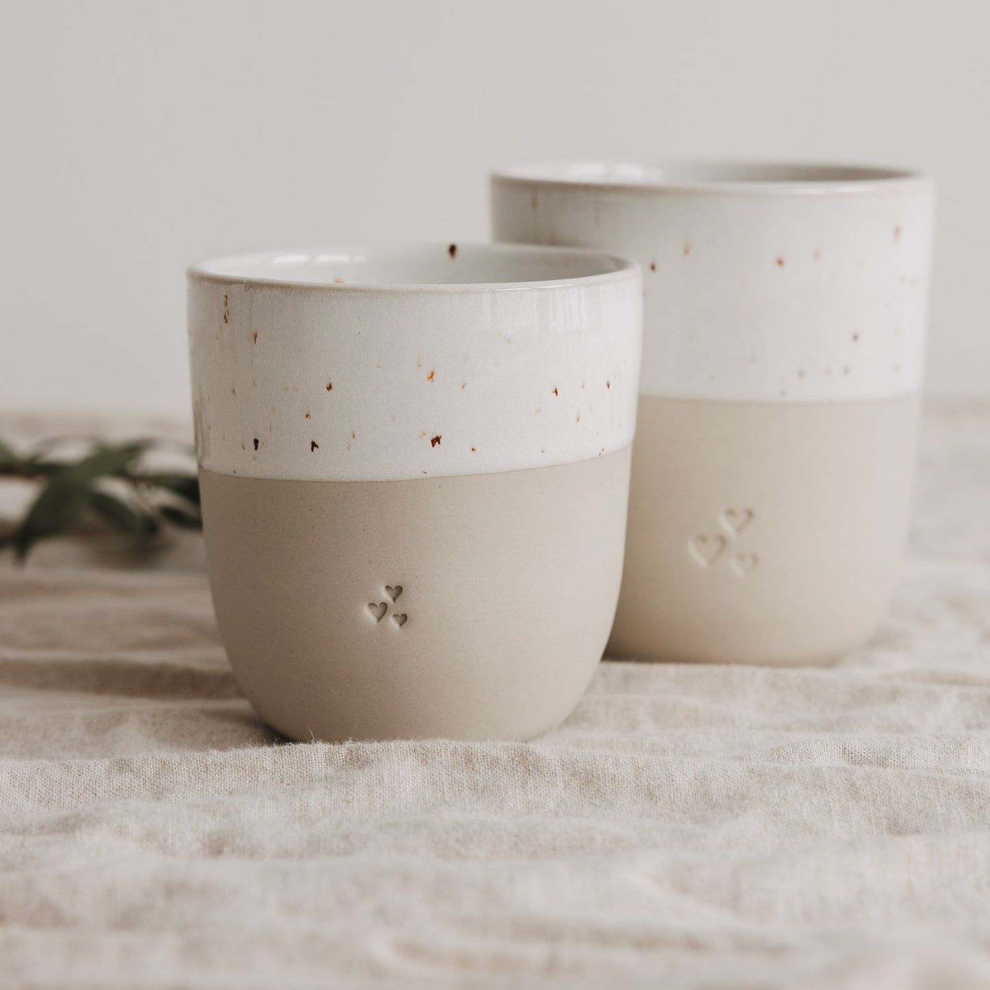 Kleiner Becher Kleine Herzen (VE = 4 Stk.)