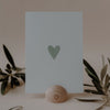 Half-round Card Holder Heart (PU = 6 pcs)