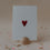 Aquarellkarte Heart (UE = 10 Pièces)