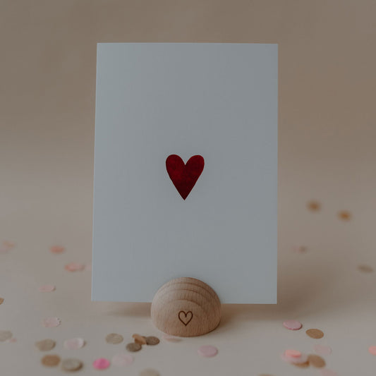 Aquarellkarte Heart (VE = 10 Stück)
