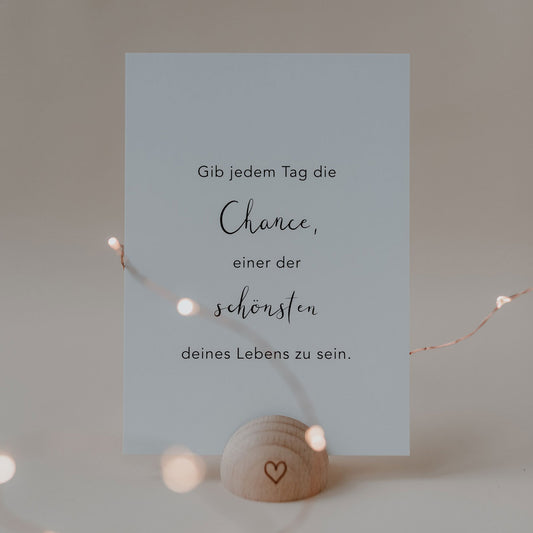 Halbrunder Kartenständer Herz (VE = 6 Stk)