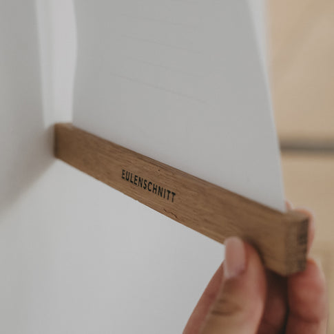Poster rail A4 oak (PU = 6 pieces)