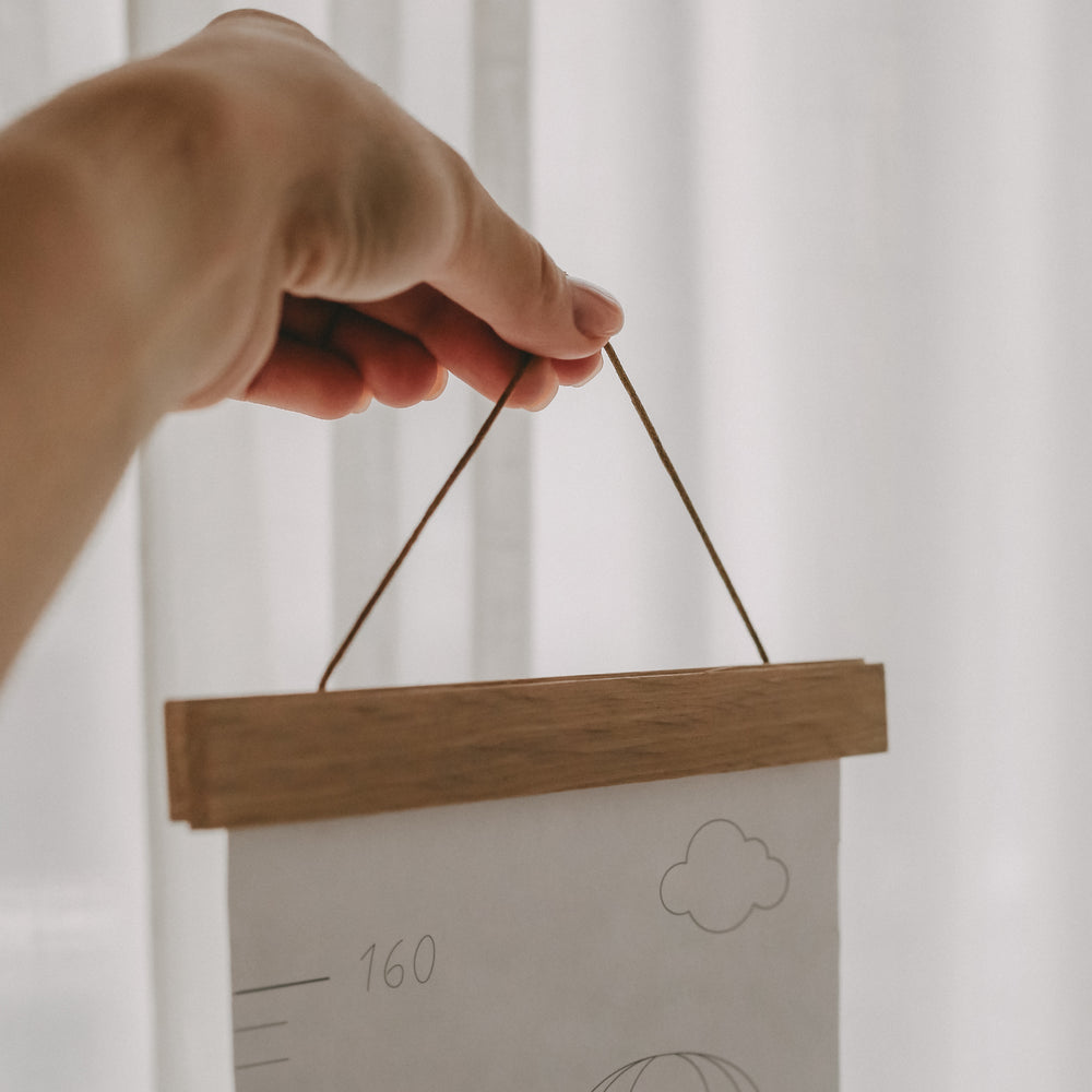 Poster rail A4 oak (PU = 6 pieces)
