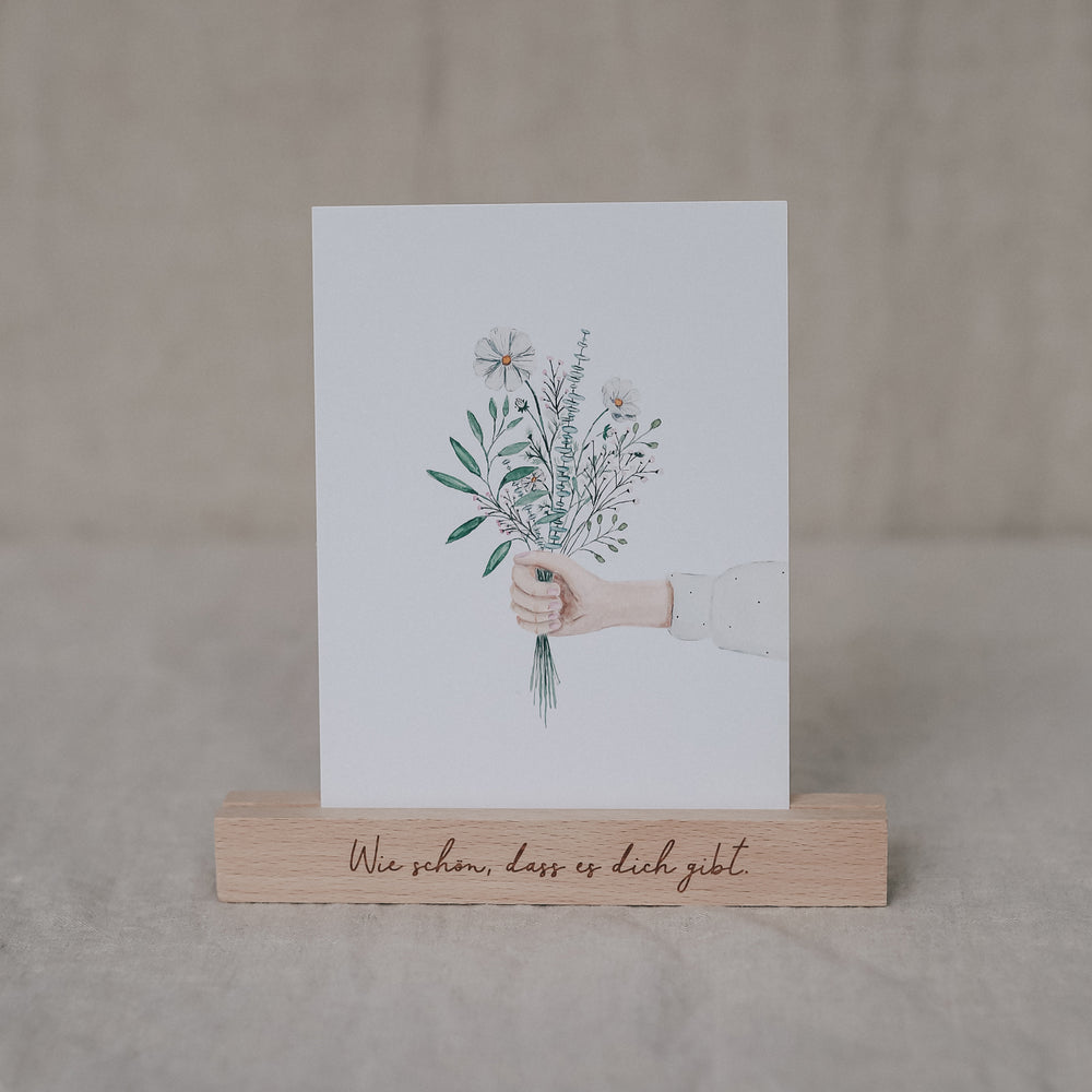 Card stand Set of 2 - 15 cm Wie schön (PU = 6 sets)