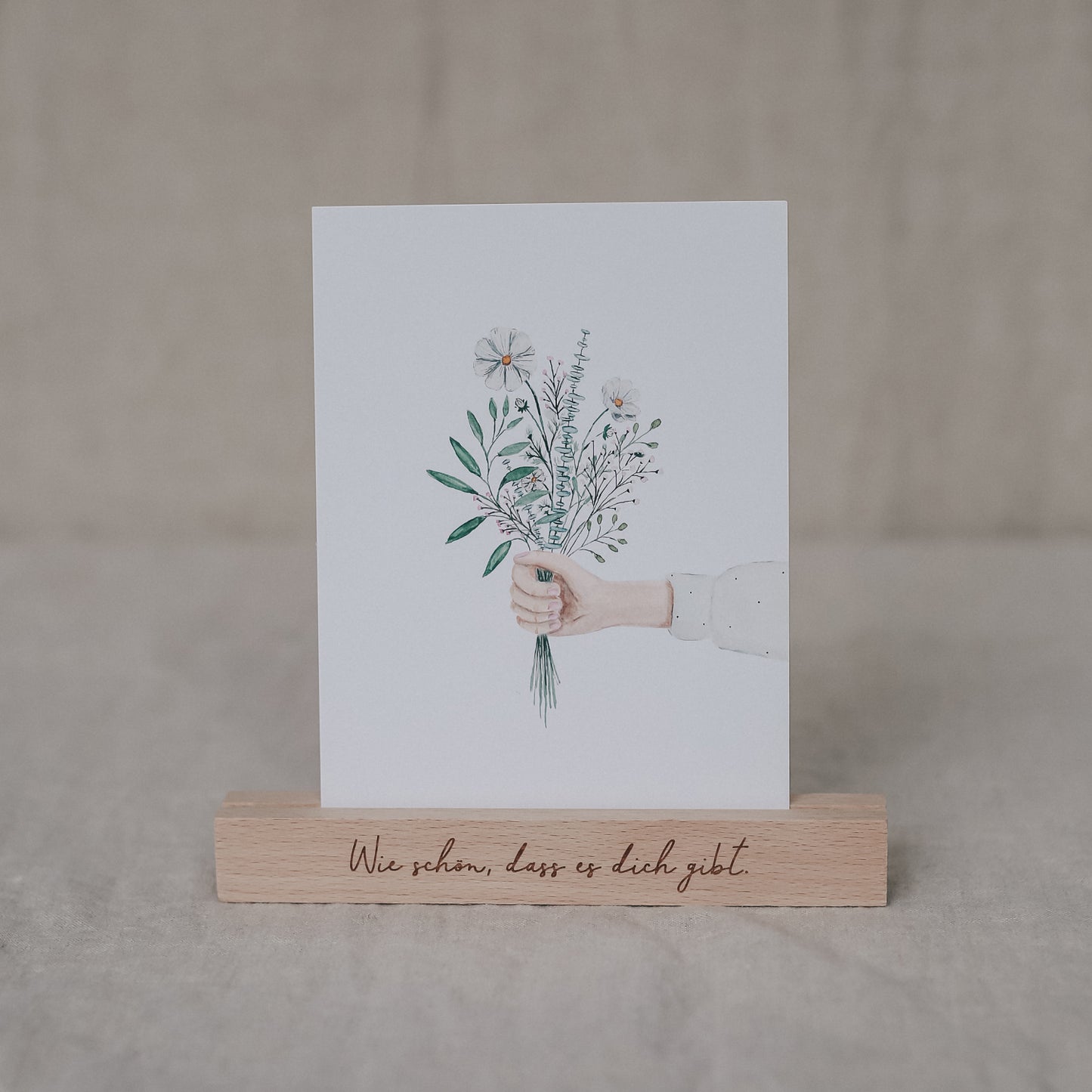 Card stand Set of 2 - 15 cm Wie schön (PU = 6 sets)