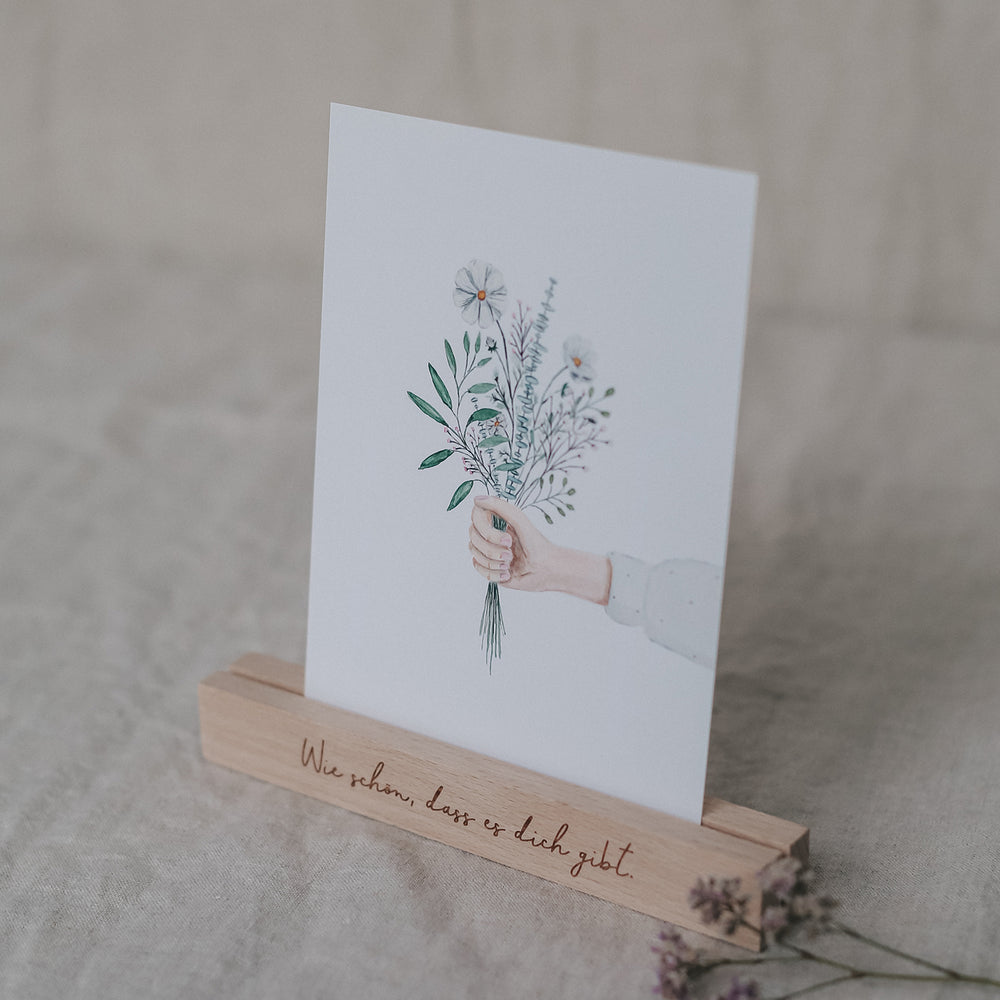 Card stand Set of 2 - 15 cm Wie schön (PU = 6 sets)