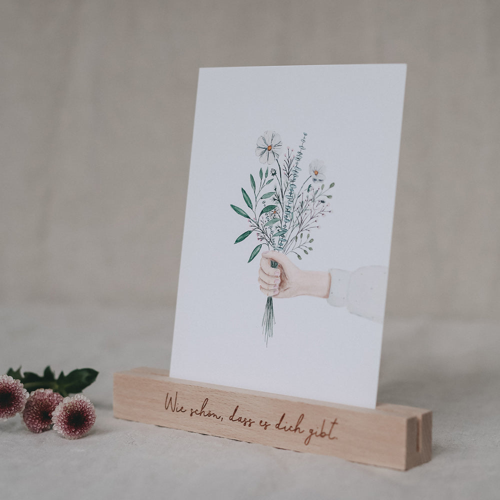 Card stand Set of 2 - 15 cm Wie schön (PU = 6 sets)