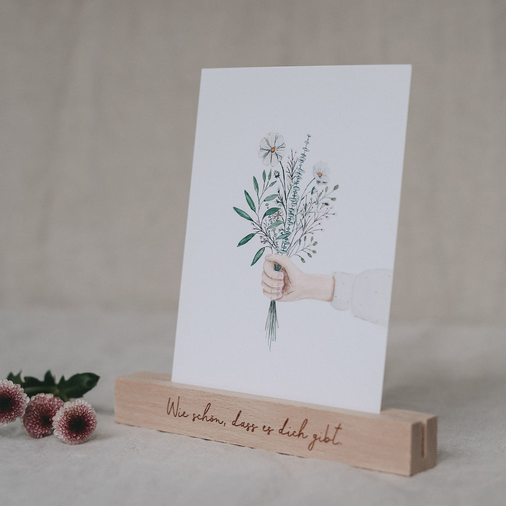 Card stand Set of 2 - 15 cm Wie schön (PU = 6 sets)