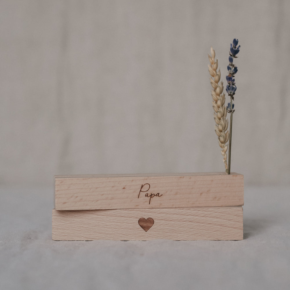 Card and flower holder set of 2 - 12 cm dad (PU= 6 sets)