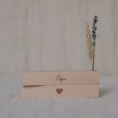 Card and flower holder set of 2 - 12 cm dad (PU= 6 sets)