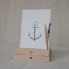 Card and flower holder set of 2 - 12 cm dad (PU= 6 sets)