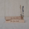 Card and flower holder 2-piece set - 12 cm Lebe Liebe Lache (VE= 6 sets)
