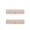 Card and flower holder set of 2 - 12 cm fir (PU= 6 sets)
