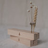 Card and flower holder set of 2 - 12 cm fir (PU= 6 sets)