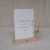 Card and flower holder set of 2 - 12 cm fir (PU= 6 sets)