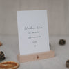 Card and flower holder set of 2 - 12 cm fir (PU= 6 sets)