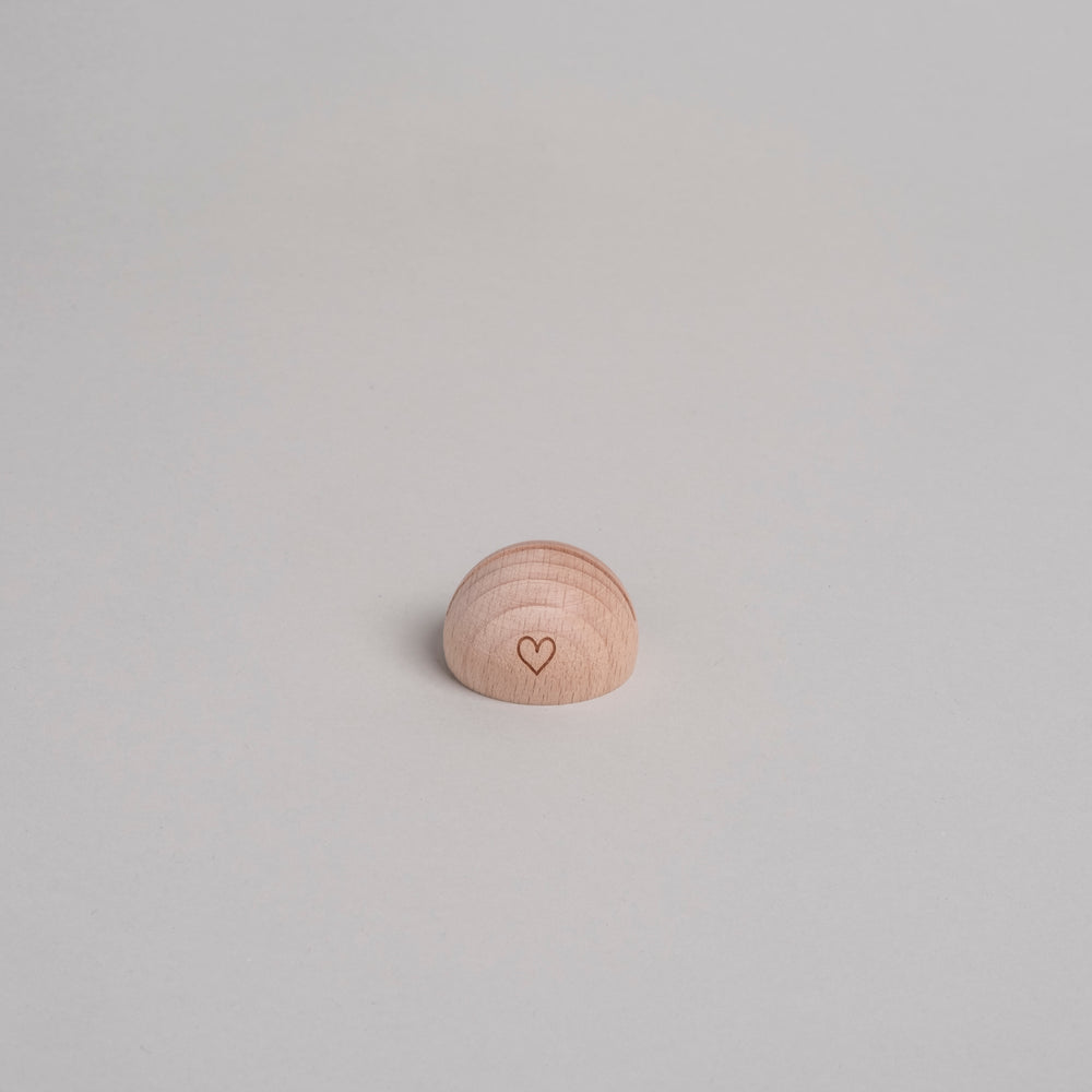 Half-round Card Holder Heart (PU = 6 pcs)