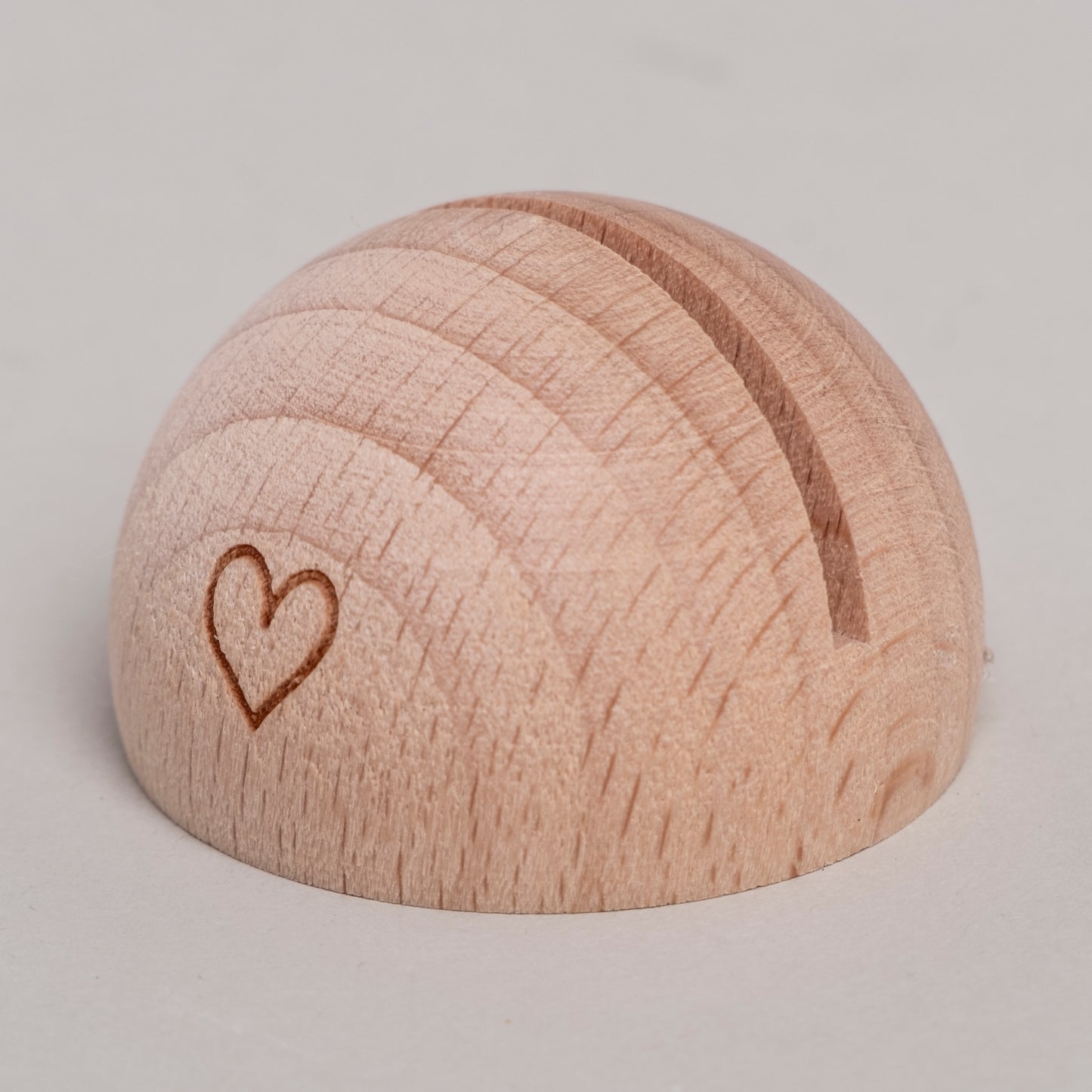 Half-round Card Holder Heart (PU = 6 pcs)