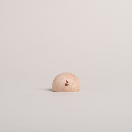 Half-round card holder fir (pack = 6 pcs)