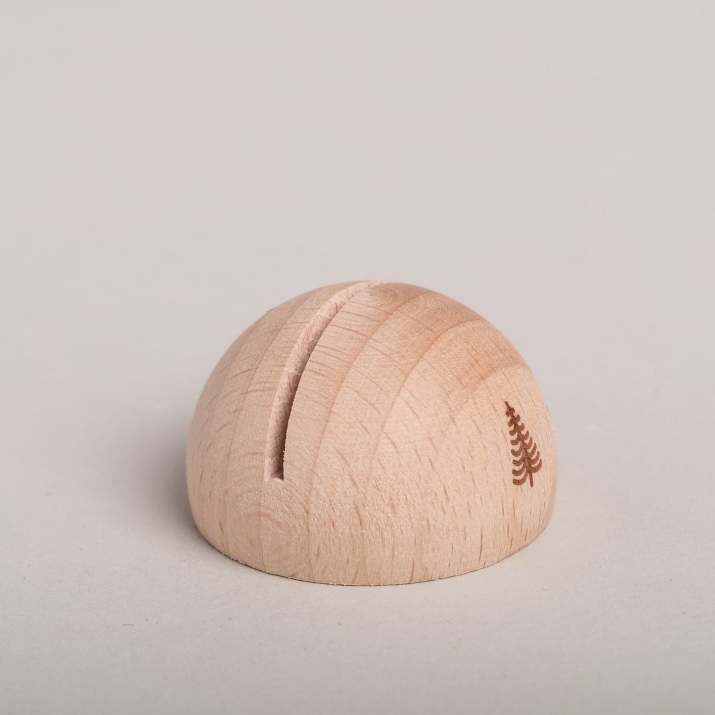 Support de cartes demi-rond sapin (VE = 6 pcs)