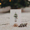 Support de cartes demi-rond sapin (VE = 6 pcs)