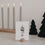 Support de cartes demi-rond sapin (VE = 6 pcs)