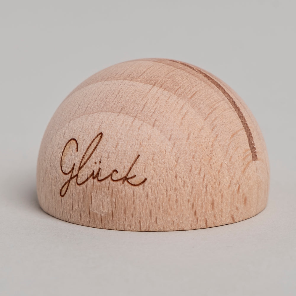 Half-round card holder Glück (VE = 6 pcs)
