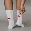 Socken Herz rot (VE = 5 Stk)