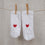 Socken Herz rot (VE = 5 Stk)
