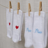 Socken Herz rot (VE = 5 Stk)