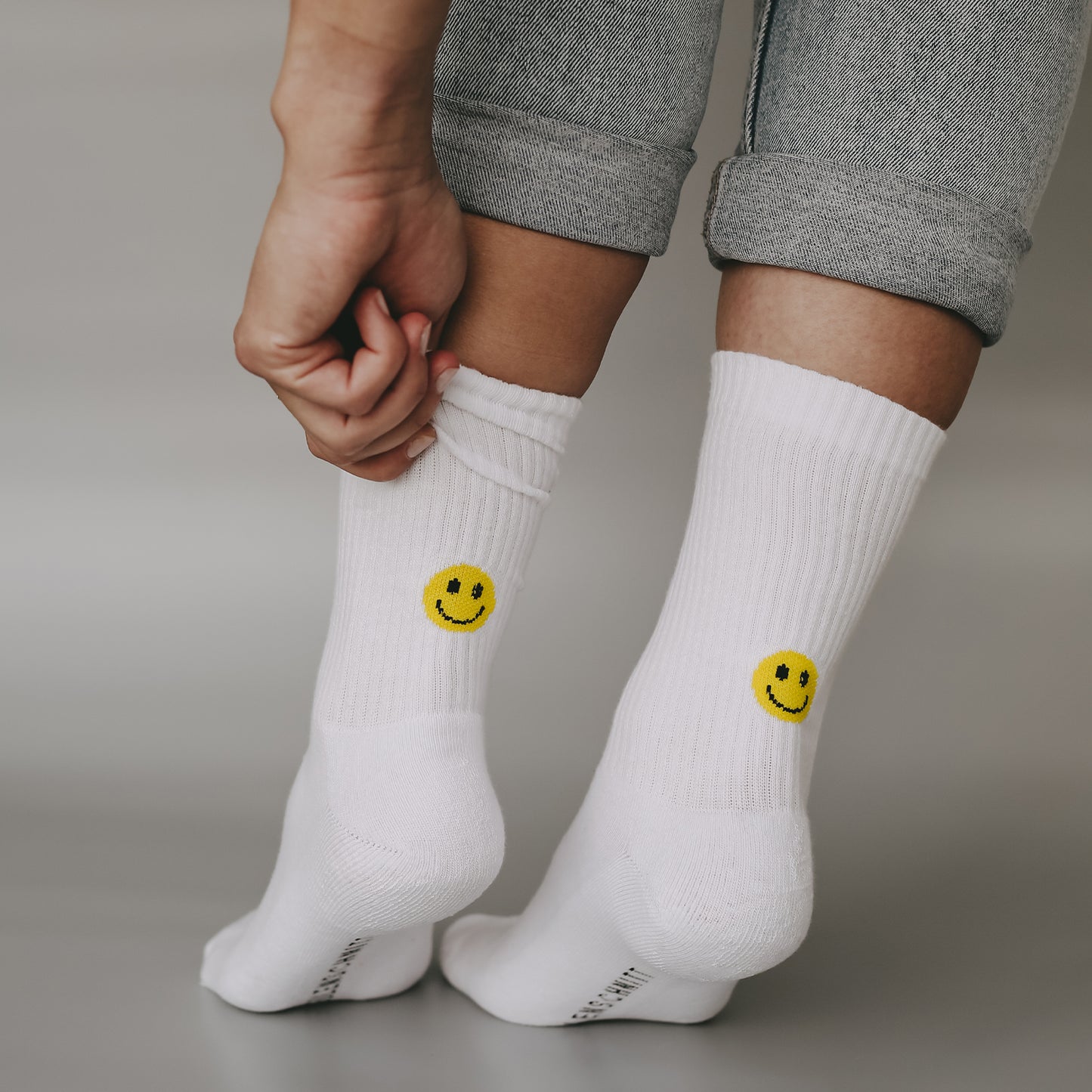 Socken Smiley gelb (UE = 5 Pièces)