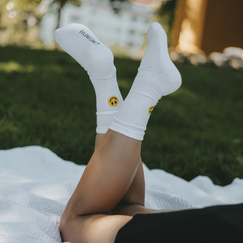Socken Smiley gelb (UE = 5 Pièces)