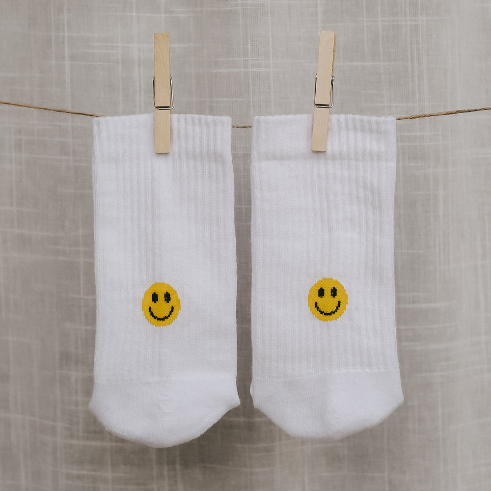 Socken Smiley gelb (UE = 5 Pièces)
