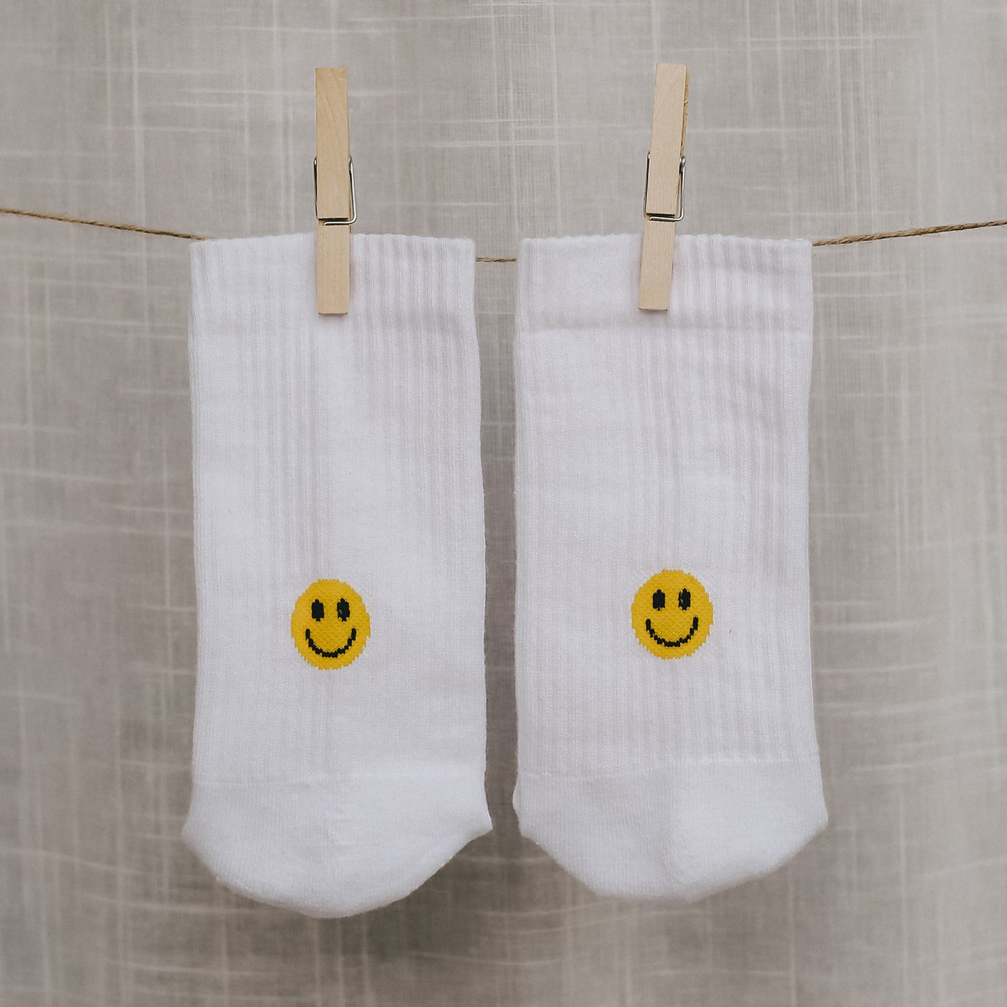 Socken Smiley gelb (UE = 5 Pièces)