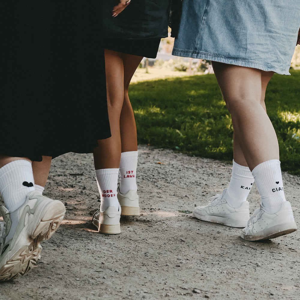 Socken Der Boden ist Lava (VE = 5 Stk)