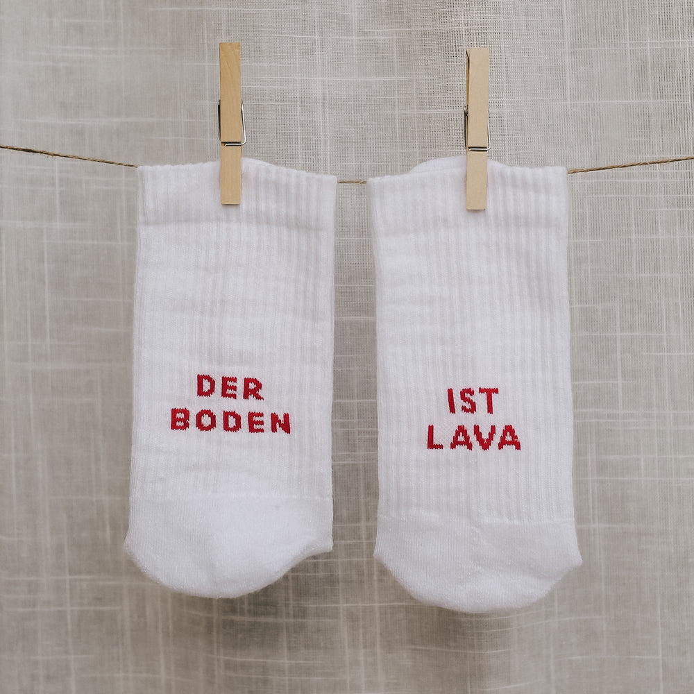 Socken Der Boden ist Lava (VE = 5 Stk)