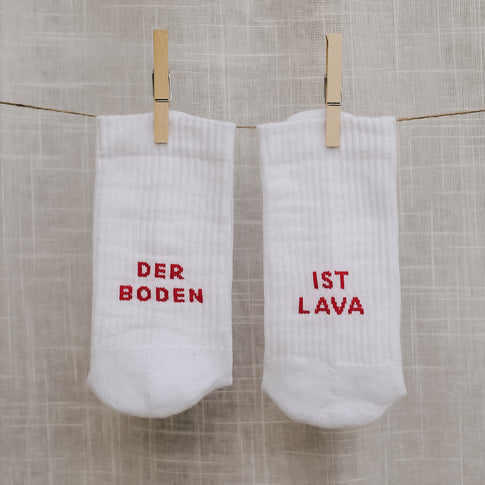 Socken Der Boden ist Lava (VE = 5 Stk)