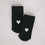 Chaussettes cœur noir (VE = 5 pcs)