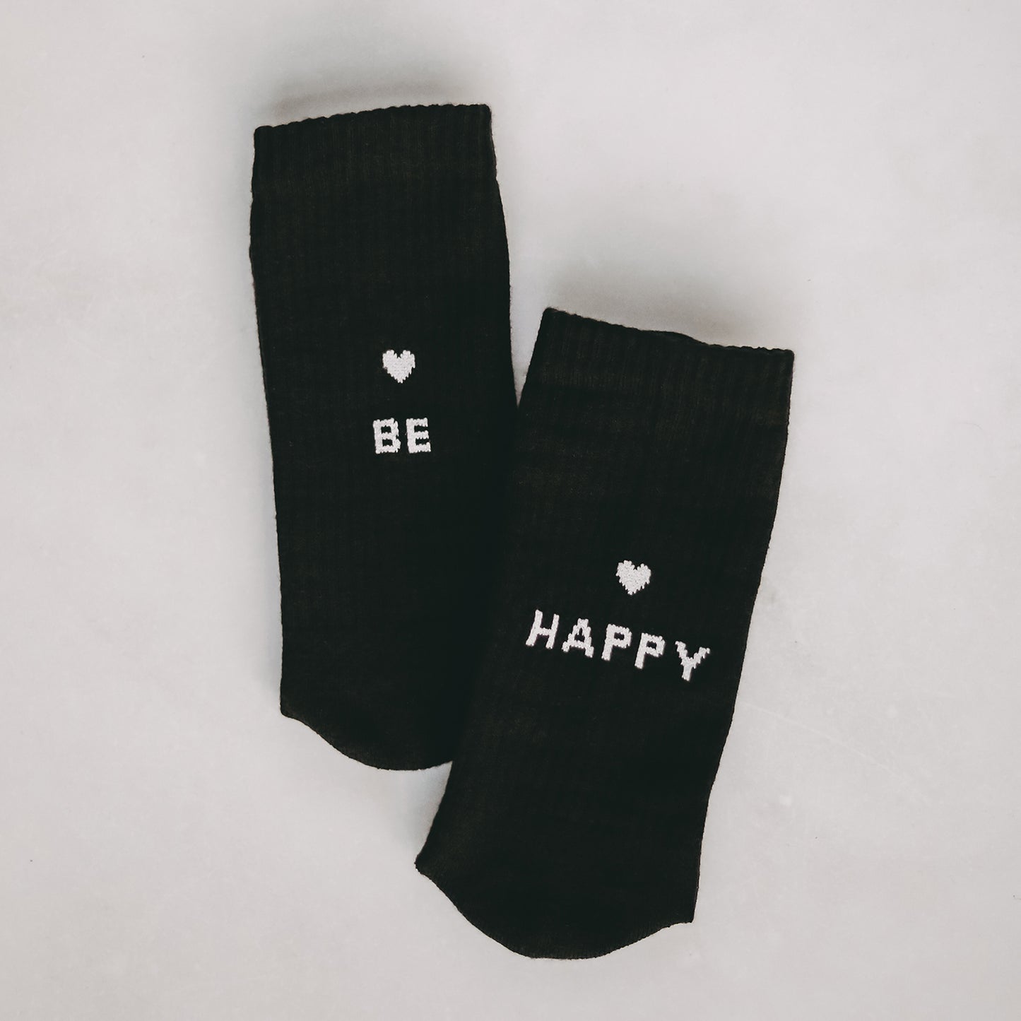 Chaussettes be happy noir (VE = 5 Stk)