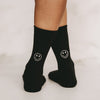 Chaussettes Smiley noir (VE = 5 Stk)