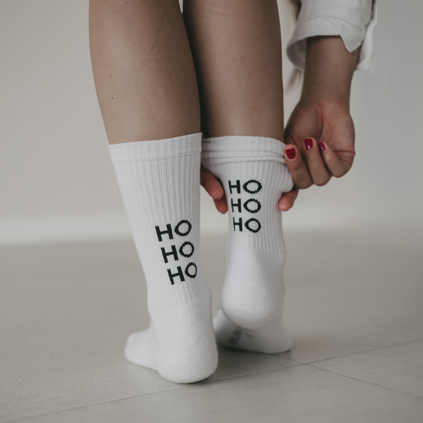 Chaussettes blanches HoHoHo (VE = 5 Stk)