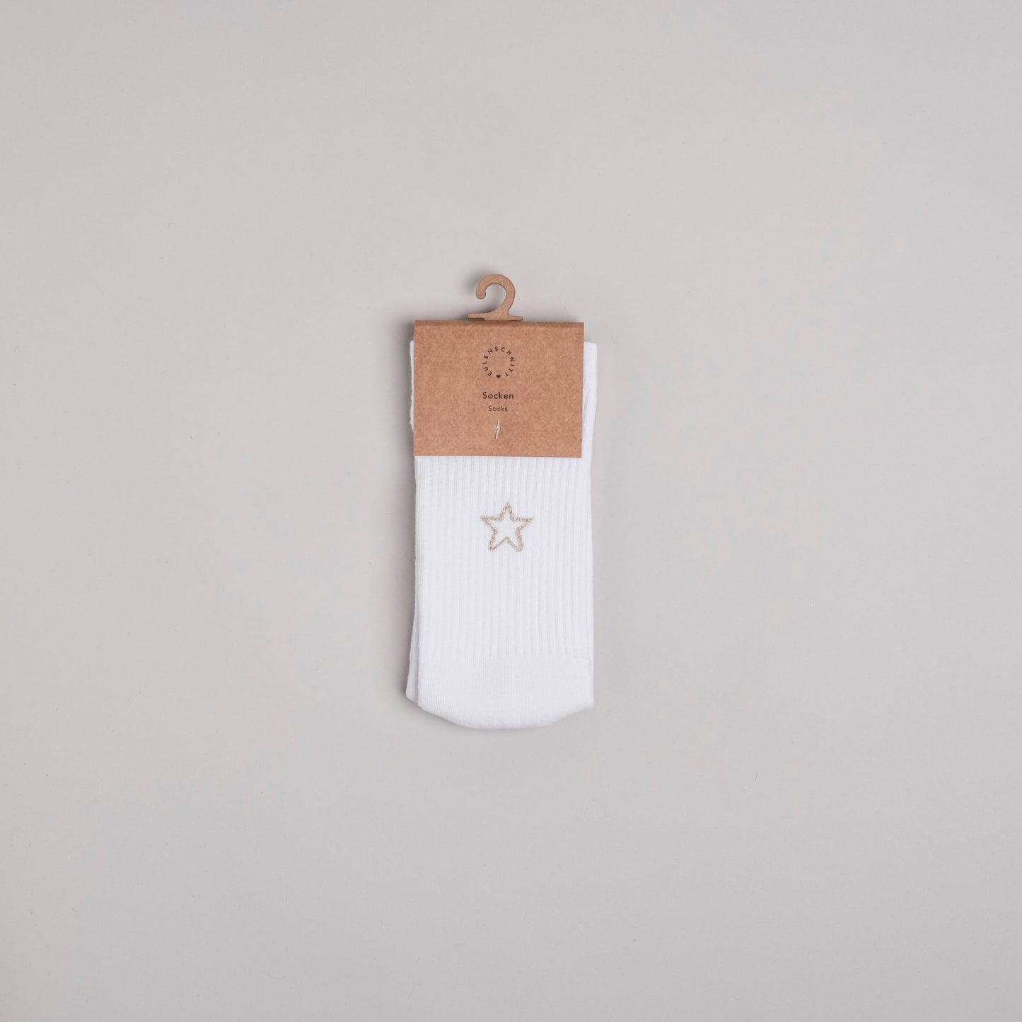 Chaussettes blanches étoile (VE = 5 pcs)