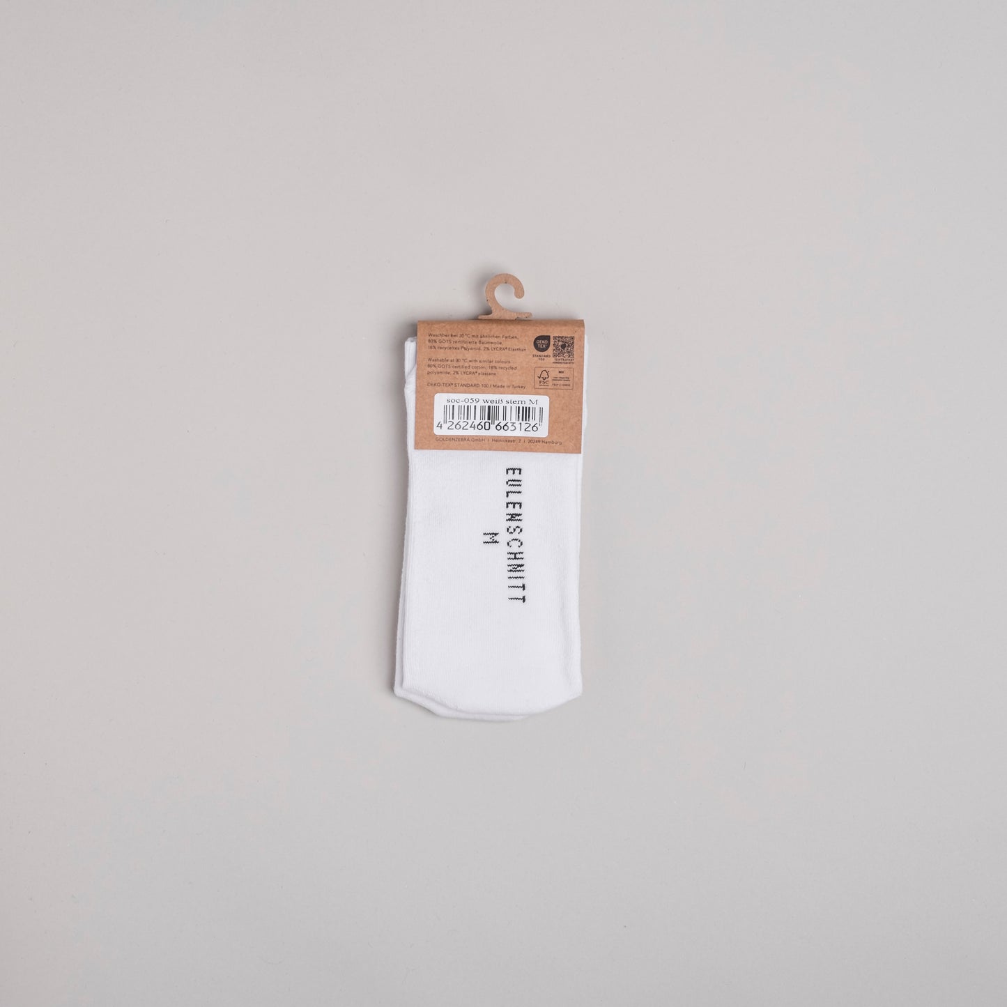 Chaussettes blanches étoile (VE = 5 pcs)