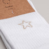 Chaussettes blanches étoile (VE = 5 pcs)
