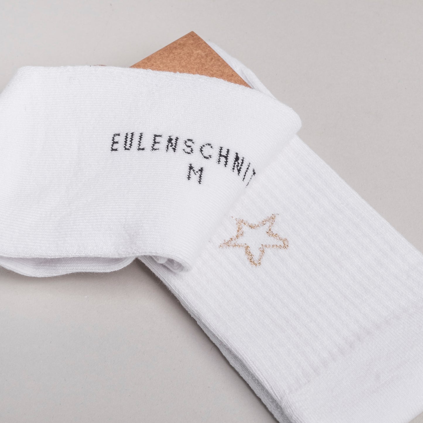 Chaussettes blanches étoile (VE = 5 pcs)