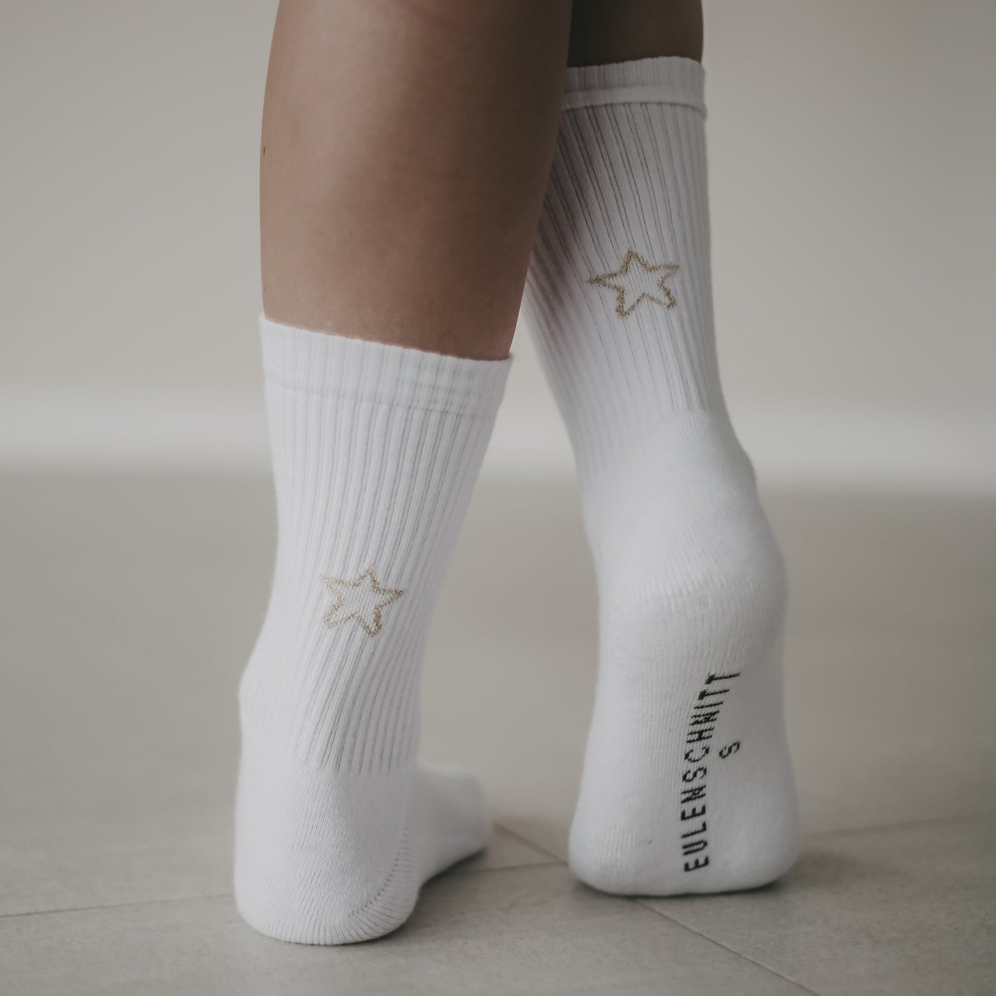Chaussettes blanches étoile (VE = 5 pcs)