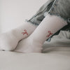 Chaussettes blanches avec nœud (VE = 5 pcs)