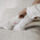 Chaussettes blanches avec nœud (VE = 5 pcs)