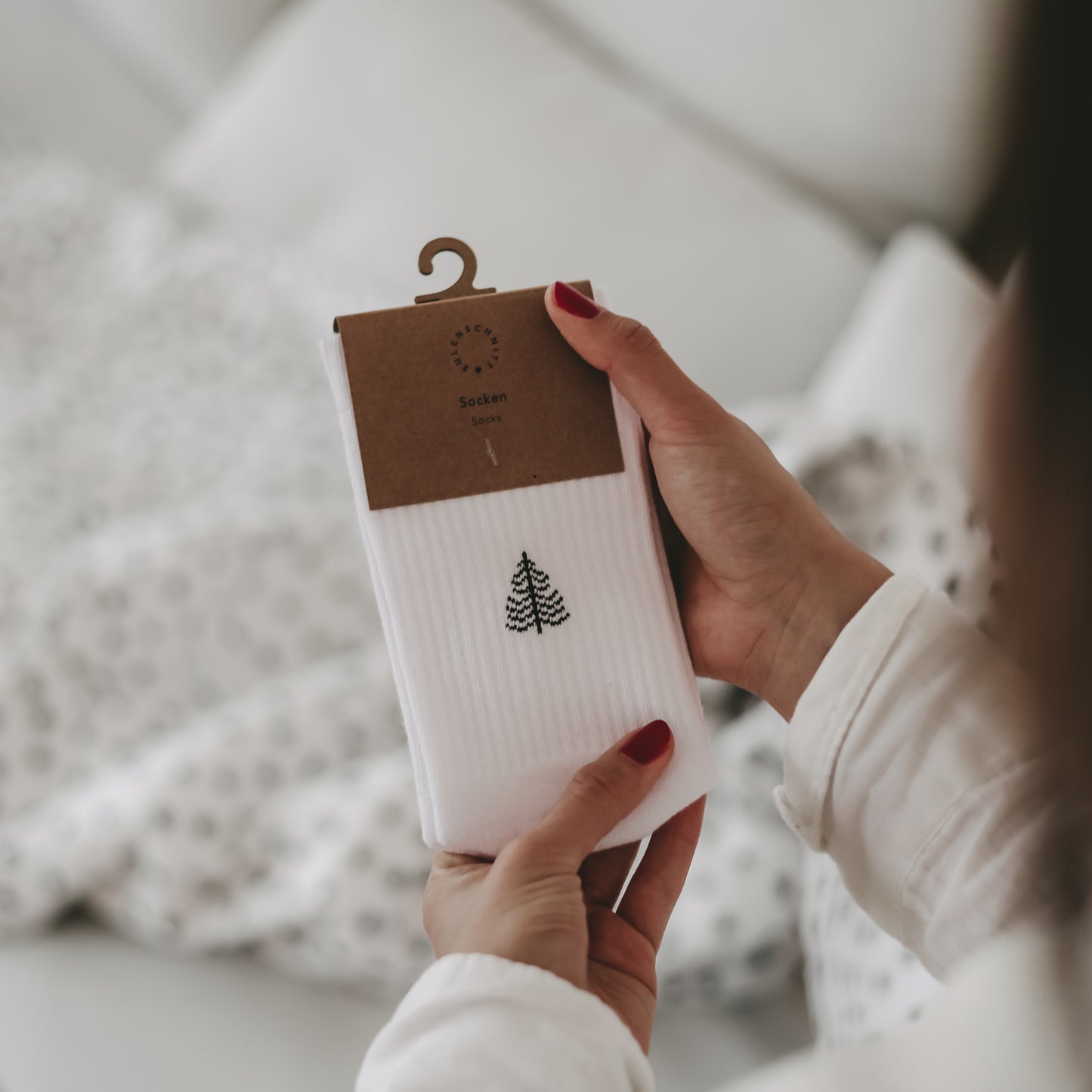Chaussettes blanc sapin (VE = 5 pcs)