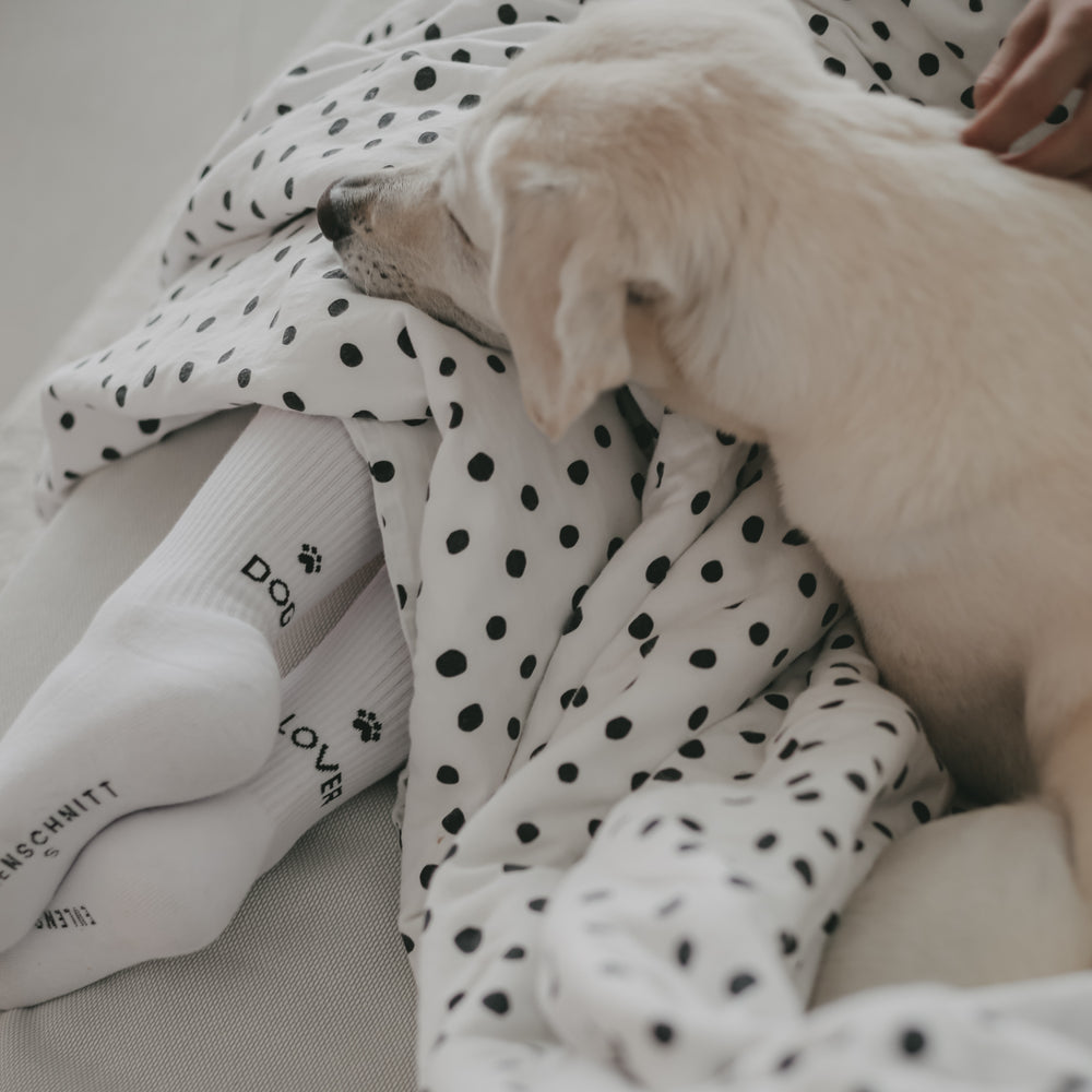 Chaussettes blanches Dog Lover (VE = 5 Stk)